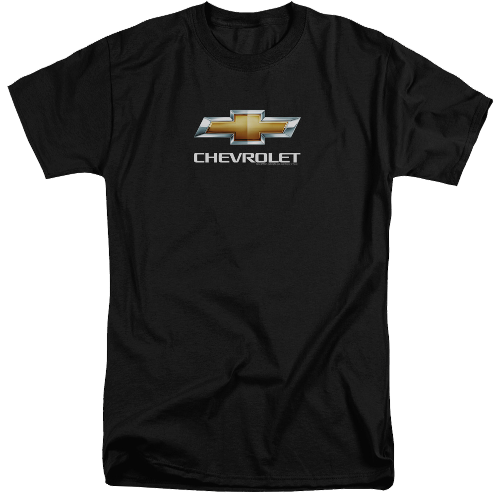 Chevrolet Chevy Bowtie Stacked - Men's Tall Fit T-Shirt
