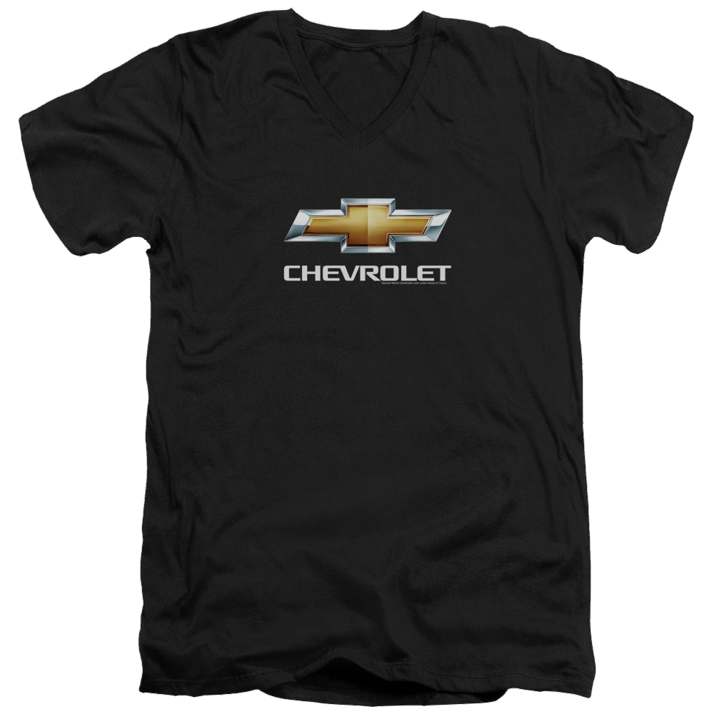 Chevrolet Chevy Bowtie Stacked - Men's V-Neck T-Shirt