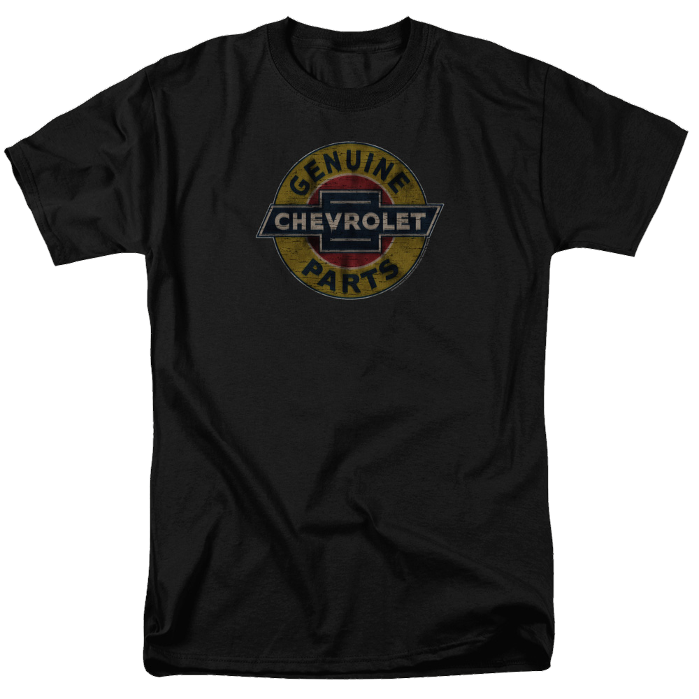 Chevrolet Genuine Chevy Parts Distressed Sign - Men's Regular Fit T-Shirt