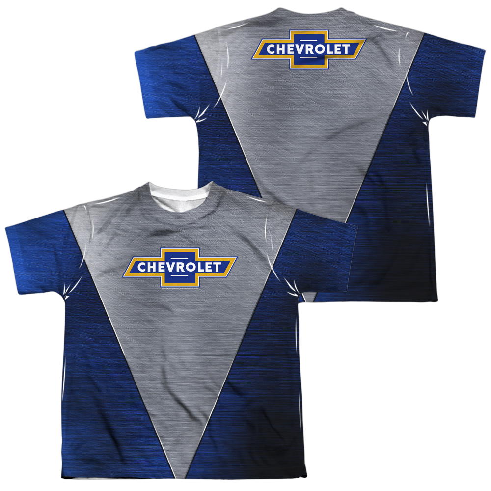 Chevrolet Shiny Chevy Logo - Youth All-Over Print T-Shirt (Ages 8-12)