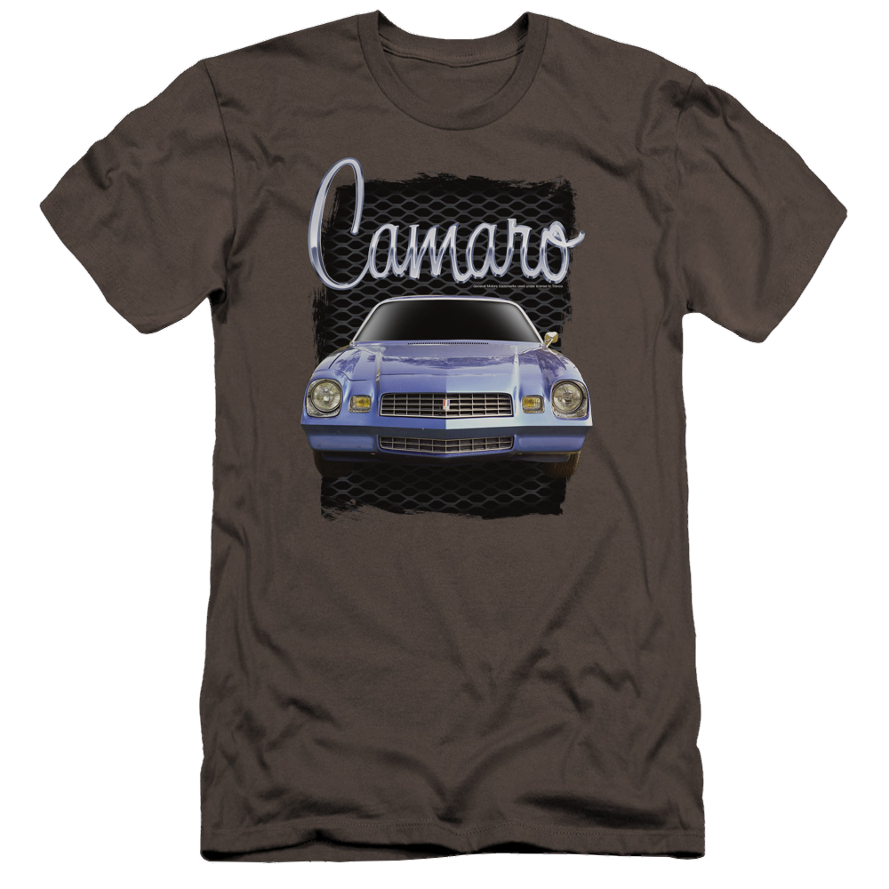 Chevrolet Yellow Camaro - Men's Premium Slim Fit T-Shirt