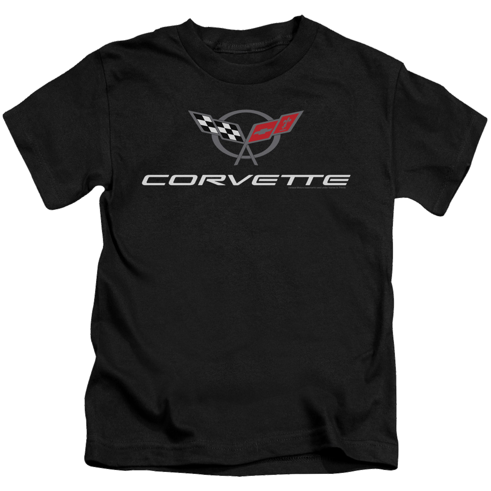 Chevrolet Corvette Modern Emblem - Kid's T-Shirt (Ages 4-7)