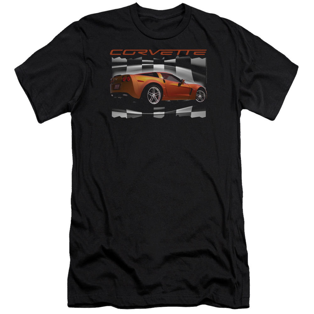Chevrolet Orange Z06 Vette - Men's Premium Slim Fit T-Shirt