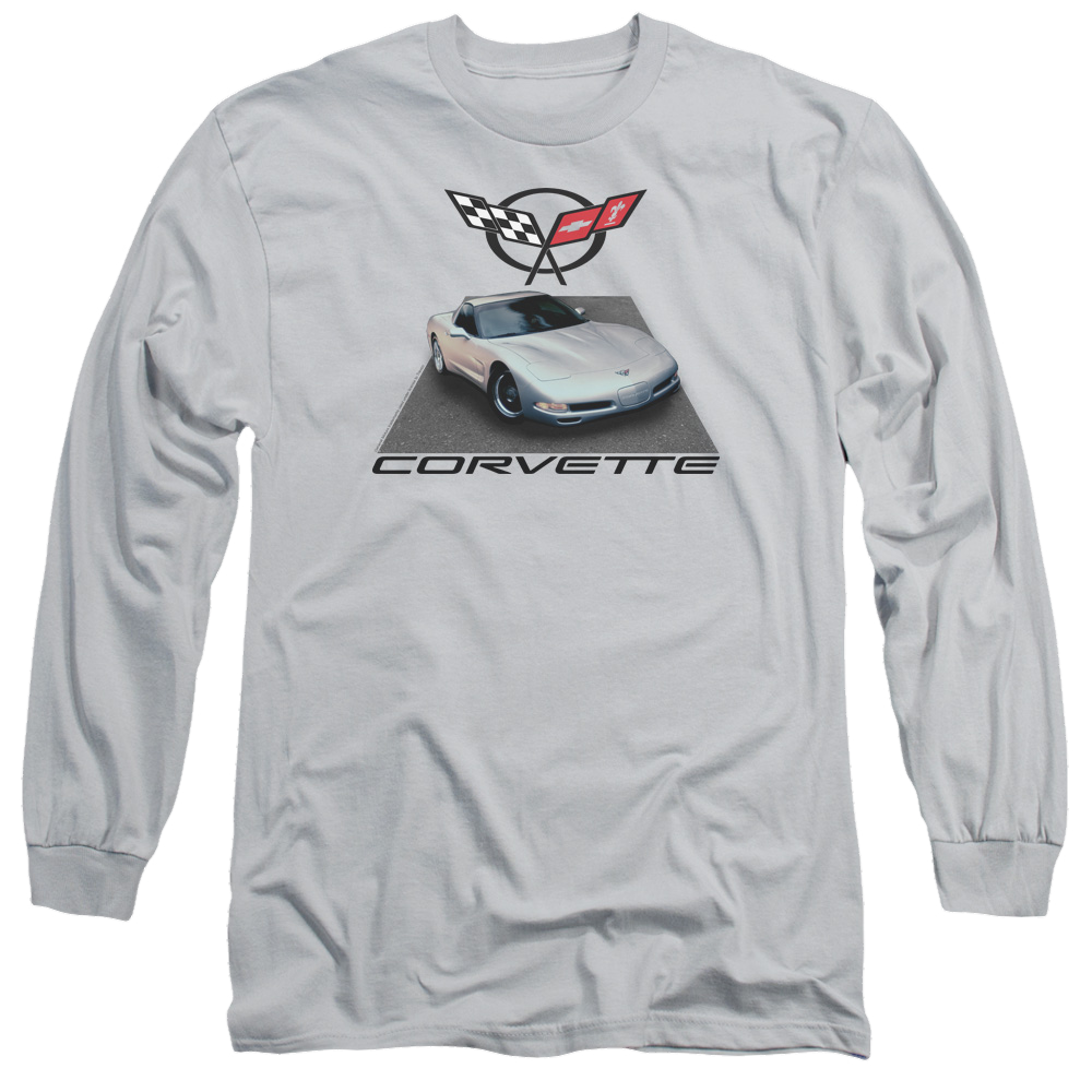 Chevrolet Silver 01 Vette - Men's Long Sleeve T-Shirt