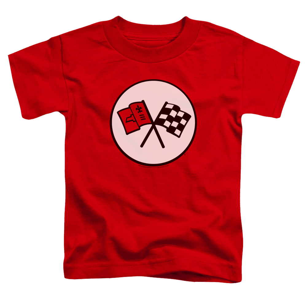 Chevrolet 2nd Gen Vette Logo - Kid's T-Shirt (Ages 4-7)