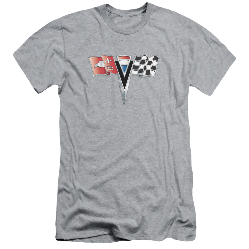 Chevrolet 2nd Gen Vette Nose Emblem - Men's Slim Fit T-Shirt