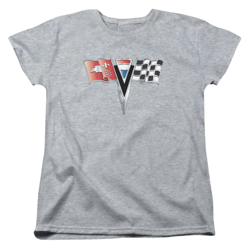 Chevrolet 2nd Gen Vette Nose Emblem - Women's T-Shirt