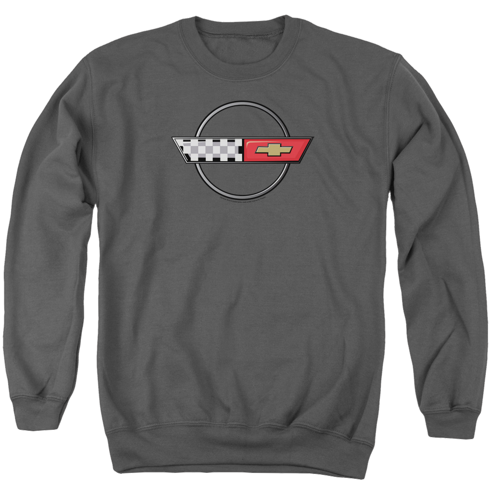 Chevrolet 4th Gen Vette Logo - Men's Crewneck Sweatshirt