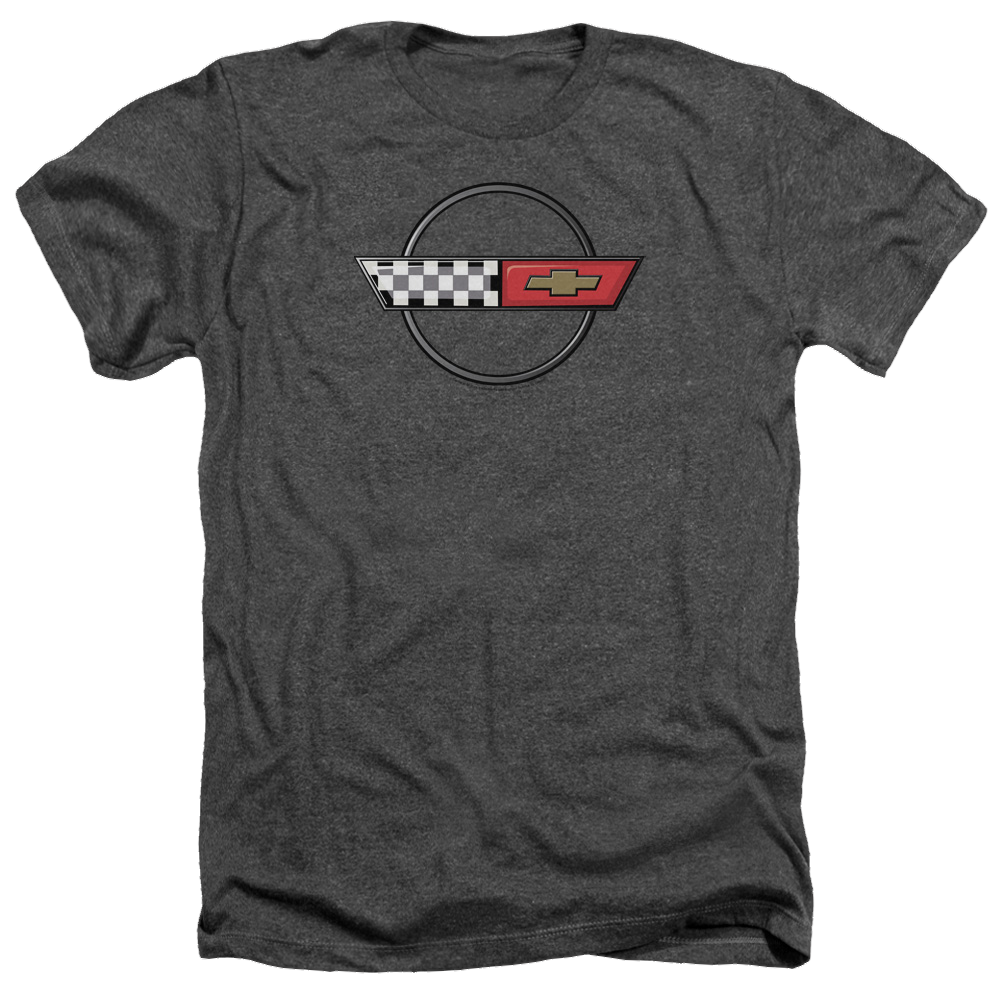 Chevrolet 4th Gen Vette Logo - Men's Heather T-Shirt