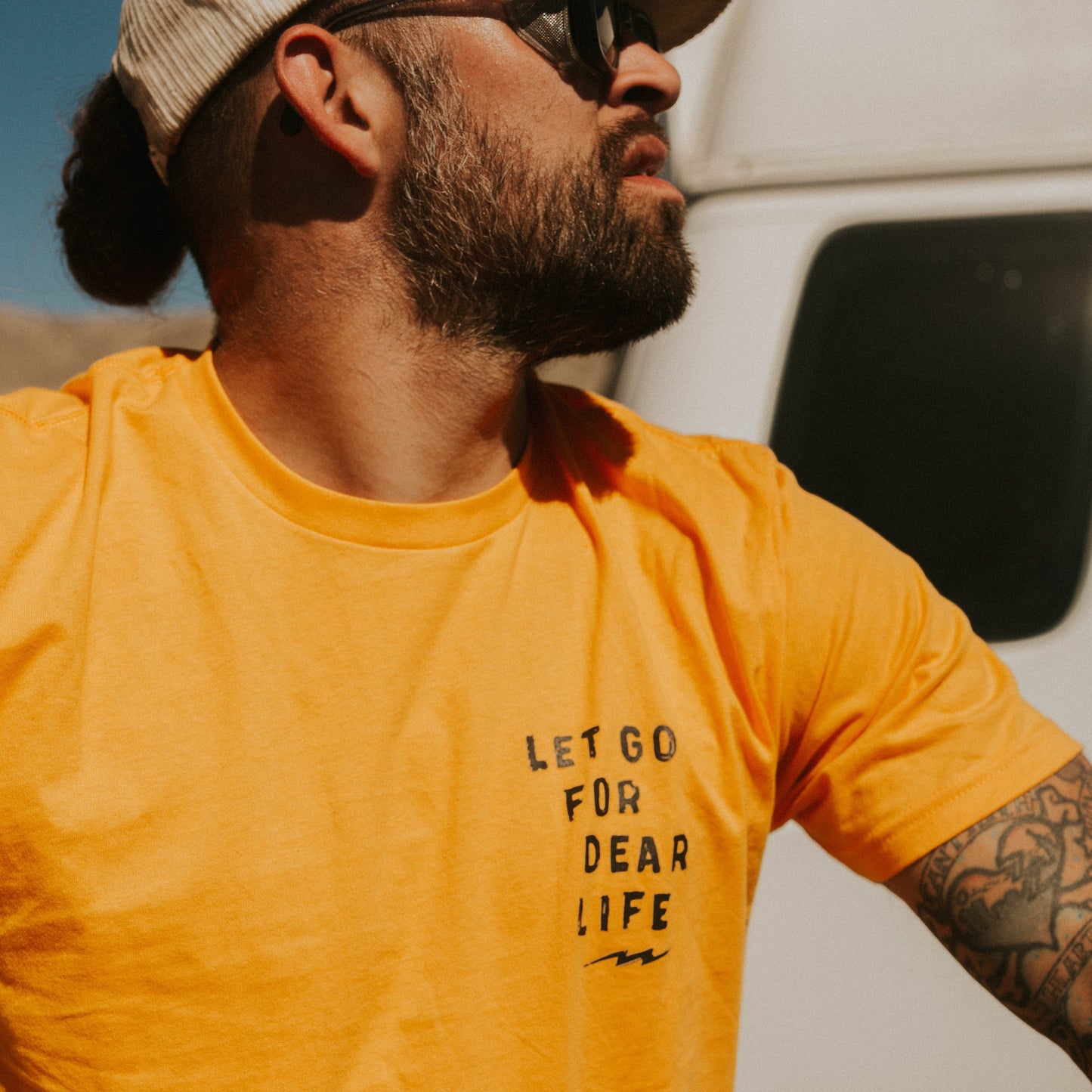 Let Go Gold Tee