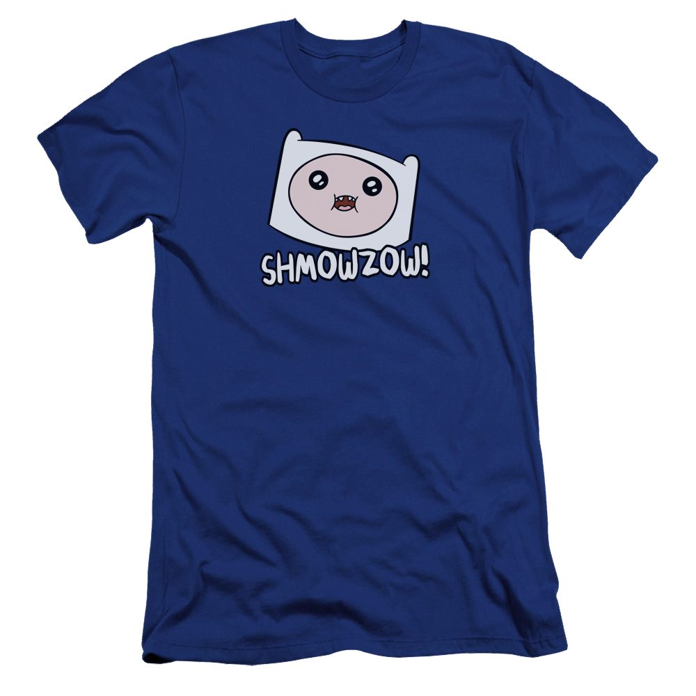 Adventure Time Shmowzow - Men's Premium Slim Fit T-Shirt