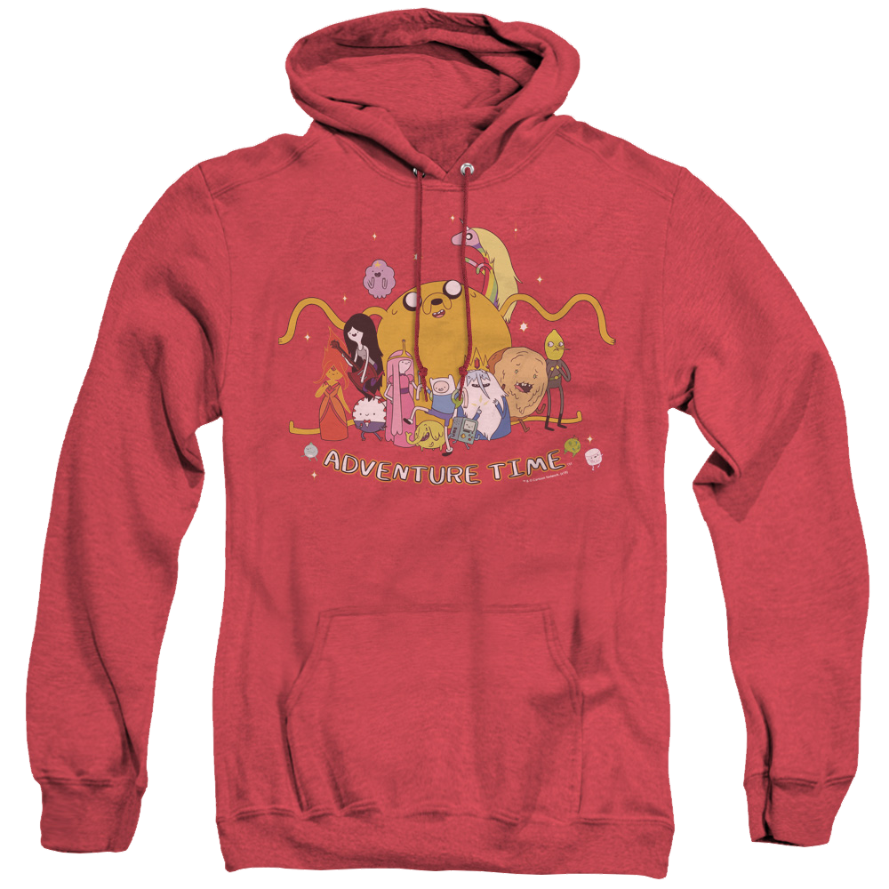 Adventure Time Outstretched - Heather Pullover Hoodie