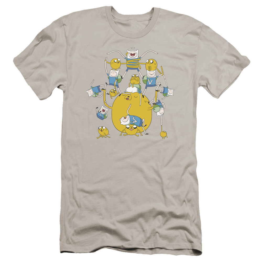 Adventure Time Finn&jake Group - Men's Premium Slim Fit T-Shirt