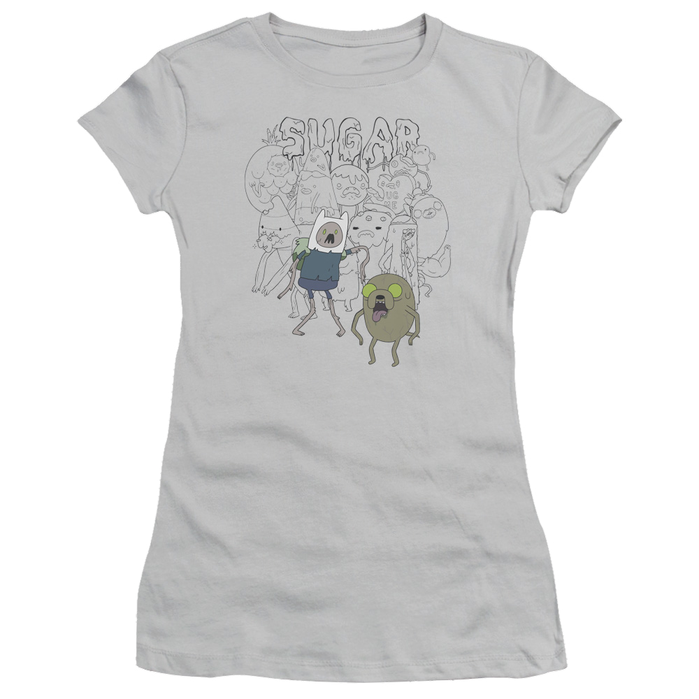 Adventure Time Sugar Zombies - Juniors T-Shirt