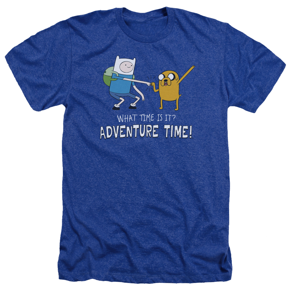 Adventure Time Fist Bump - Men's Heather T-Shirt