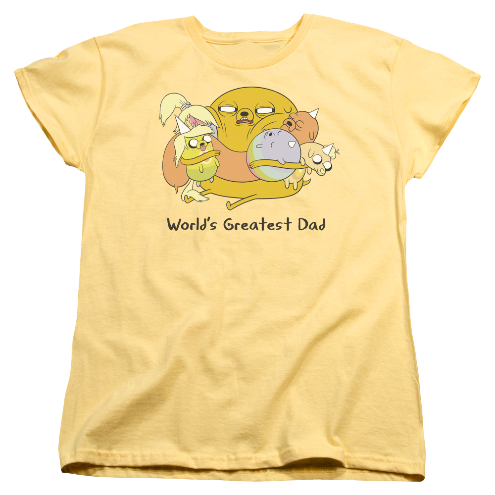 Adventure Time Worlds Greatest Dad - Women's T-Shirt