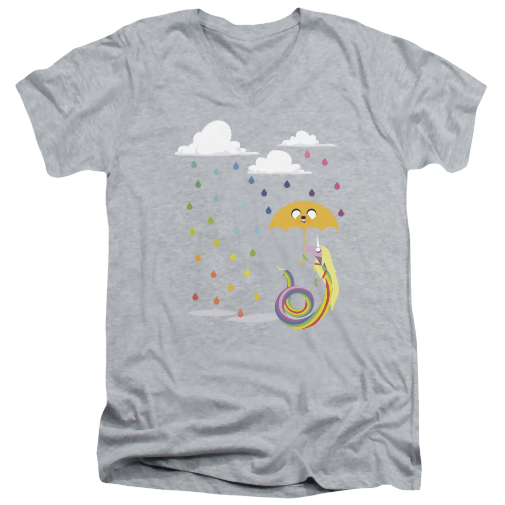 Adventure Time Lady In The Rain - Men's V-Neck T-Shirt