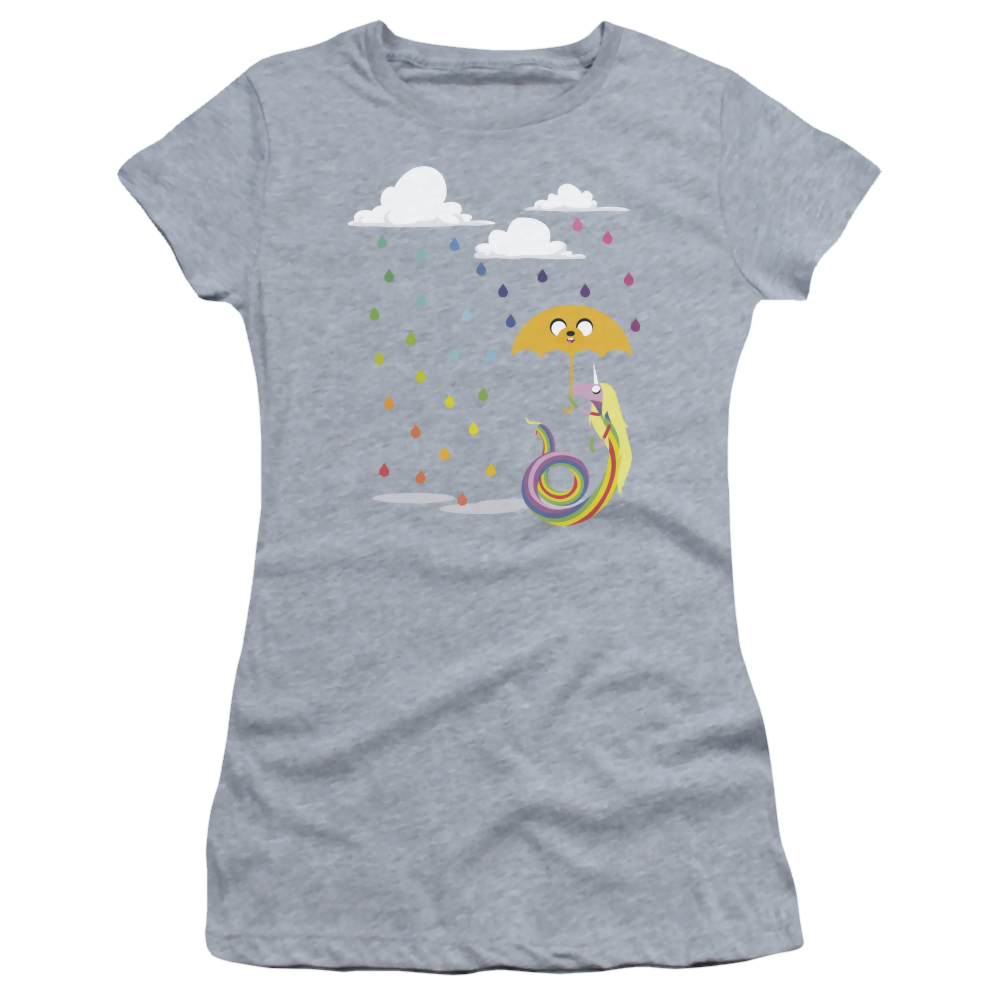 Adventure Time Lady In The Rain - Juniors T-Shirt