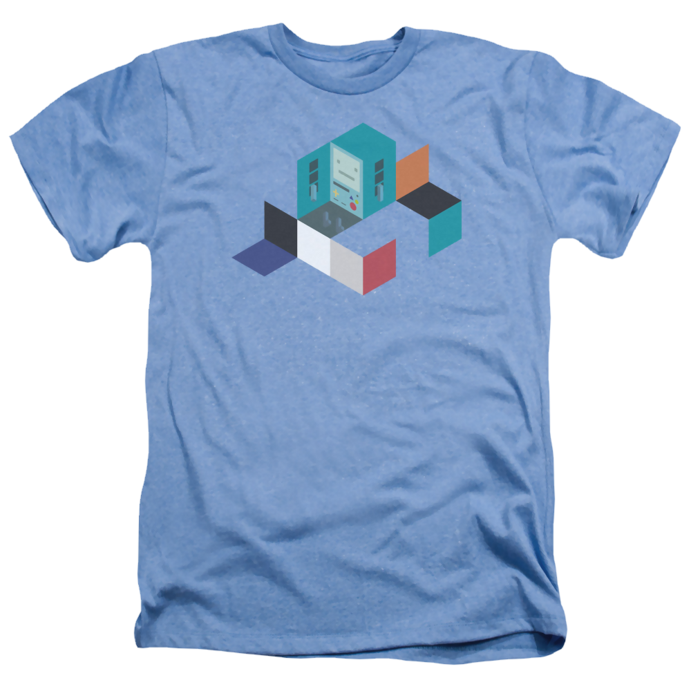 Adventure Time Bmo Blocks - Men's Heather T-Shirt