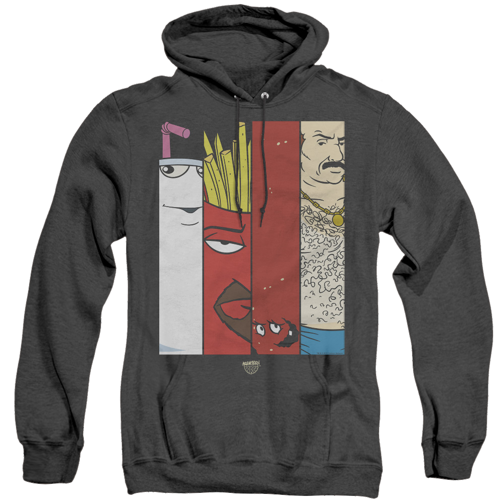 Aqua Teen Hunger Force Group Tiles - Heather Pullover Hoodie Style001
