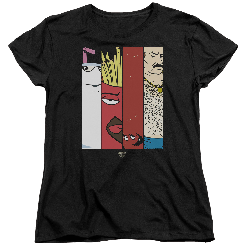 Aqua Teen Hunger Force Group Tiles - Women's T-Shirt Style002