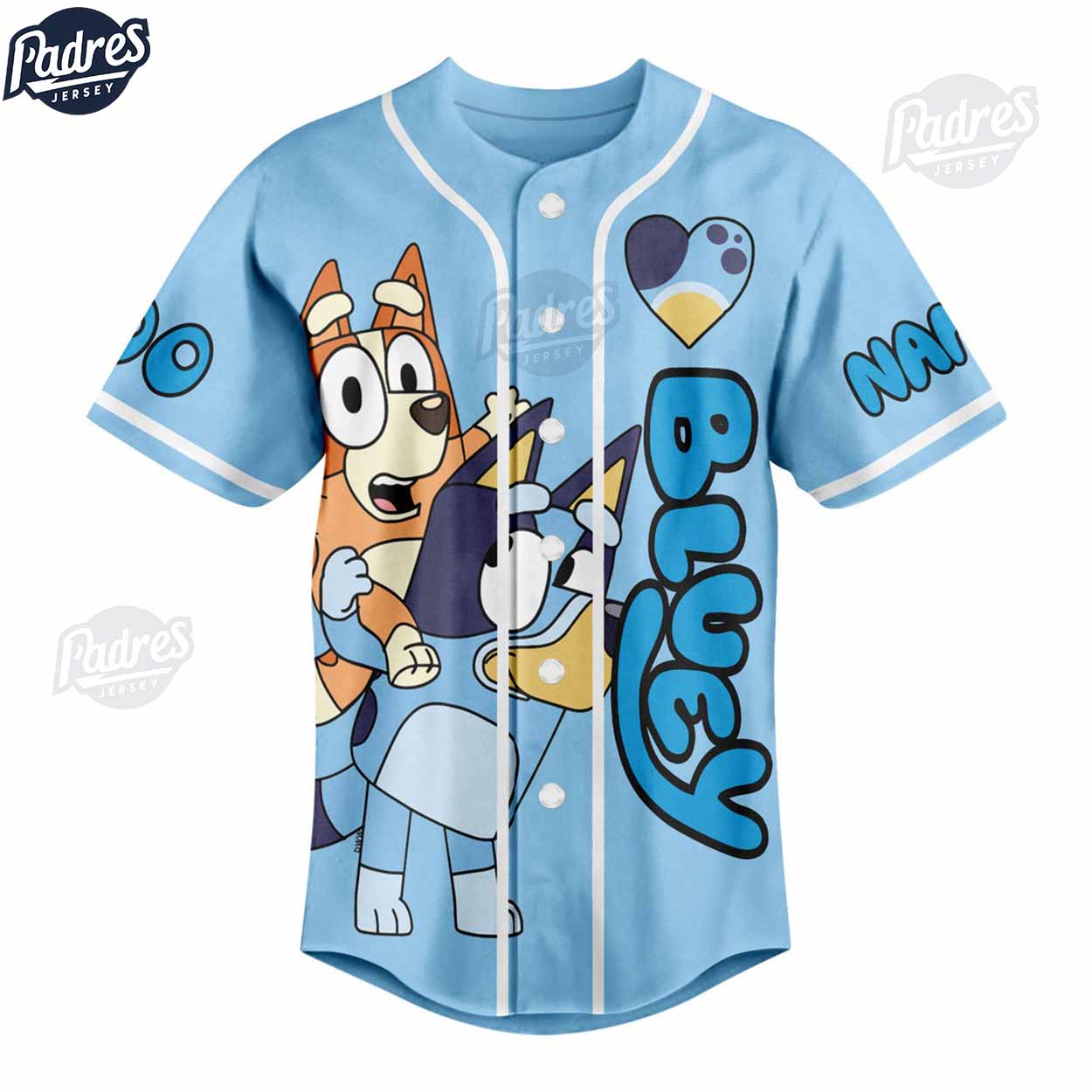 Cartoon Bluey I Slipped On Mah Beans Custom Baseball Jersey - Padres Jersey Oasis: Elevate Your Baseball Style Game