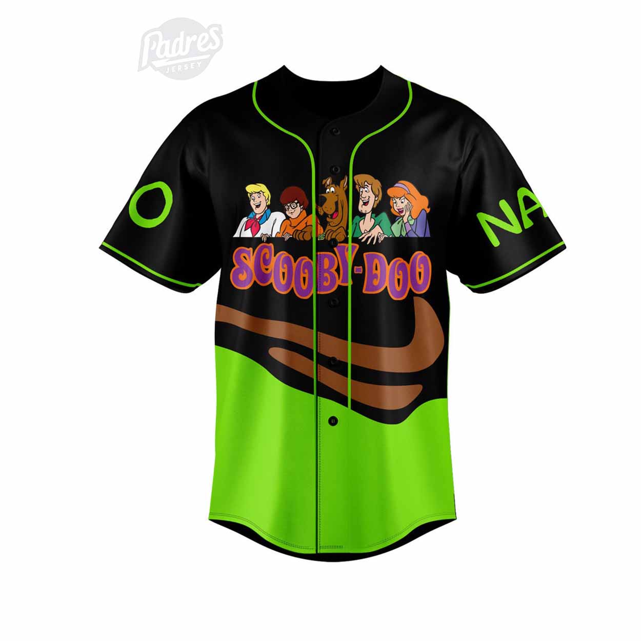 Cartoon Network Scooby doo Baseball Jersey Shirt - Padres Jersey Oasis: Elevate Your Baseball Style Game