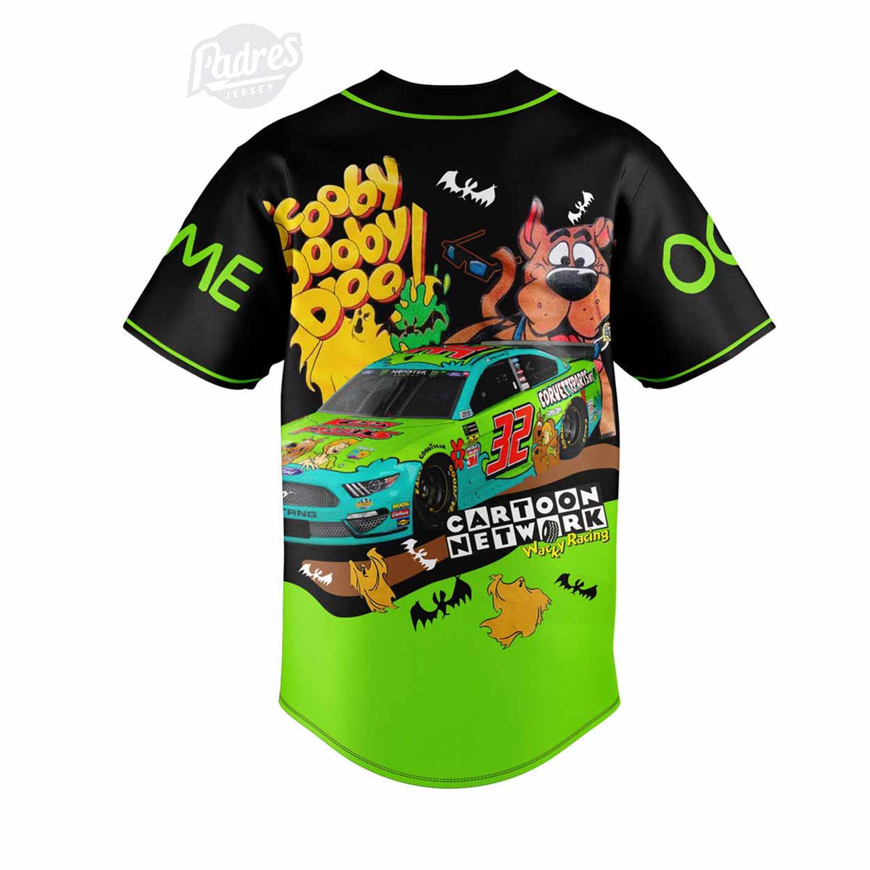 Cartoon Network Scooby doo Baseball Jersey Shirt - Padres Jersey Oasis: Elevate Your Baseball Style Game