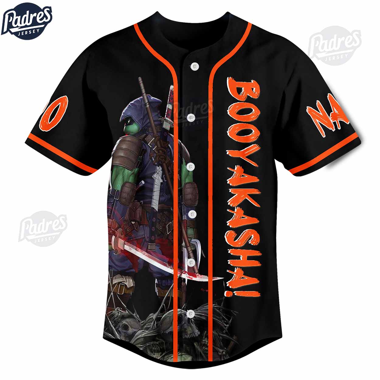 Cartoon Teenage Mutant Ninja Turtles Michelangelo The Last Ronin Custom Baseball Jersey Style - Padres Jersey Oasis: Elevate Your Baseball Style Game