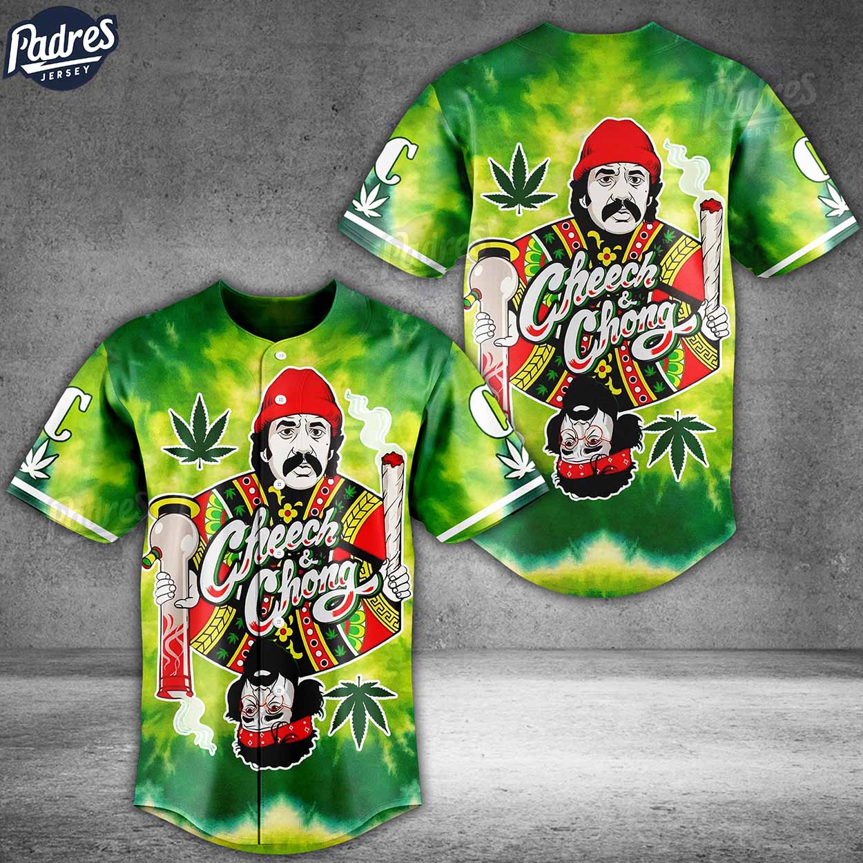 Cheech & Chong Weed Poker Card Baseball Jersey - Padres Jersey Oasis: Elevate Your Baseball Style Game