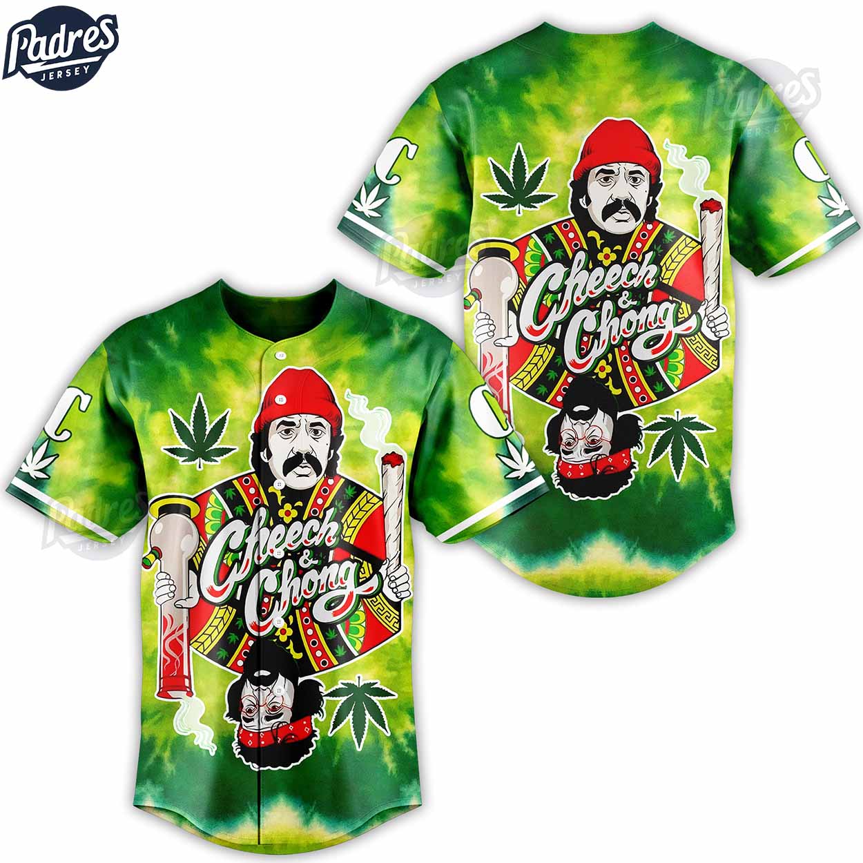 Cheech & Chong Weed Poker Card Baseball Jersey - Padres Jersey Oasis: Elevate Your Baseball Style Game