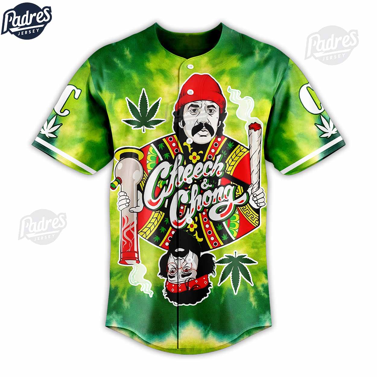 Cheech & Chong Weed Poker Card Baseball Jersey - Padres Jersey Oasis: Elevate Your Baseball Style Game