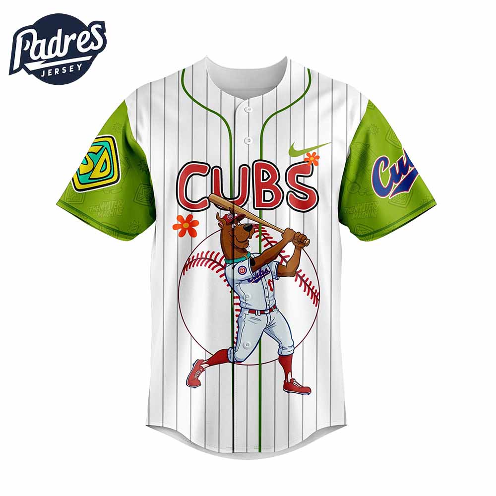 Chicago Cubs x MLB Scooby Doo Baseball Jersey Outfit - Padres Jersey Oasis: Elevate Your Baseball Style Game