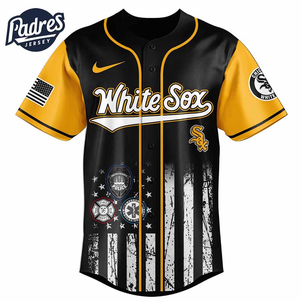 Chicago White Sox MLB x First Responders Baseball Jersey - Padres Jersey Oasis: Elevate Your Baseball Style Game