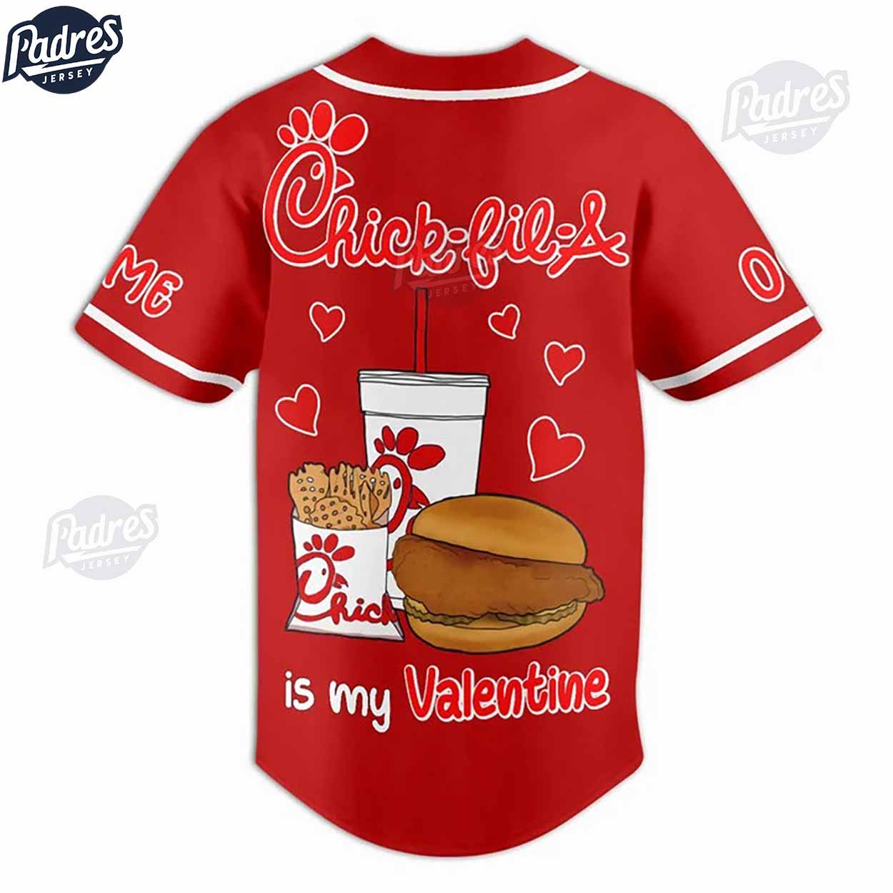 Chick Fil A Is My Valentine Custom Baseball Jersey - Padres Jersey Oasis: Elevate Your Baseball Style Game