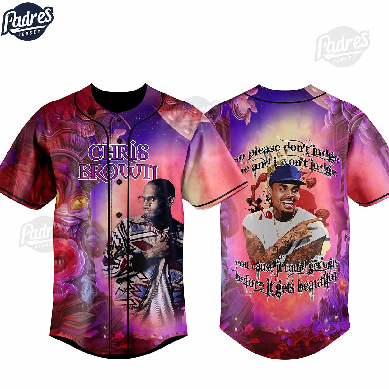 Chris Brown Colorful Baseball Jersey - Padres Jersey Oasis: Elevate Your Baseball Style Game