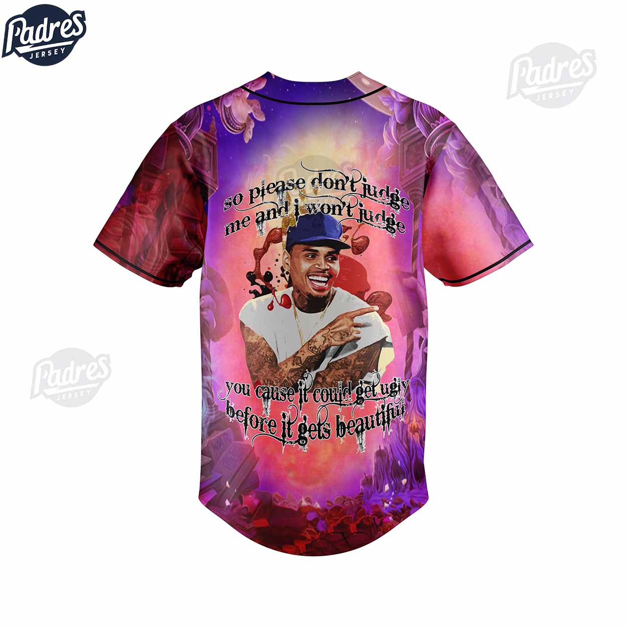 Chris Brown Colorful Baseball Jersey - Padres Jersey Oasis: Elevate Your Baseball Style Game