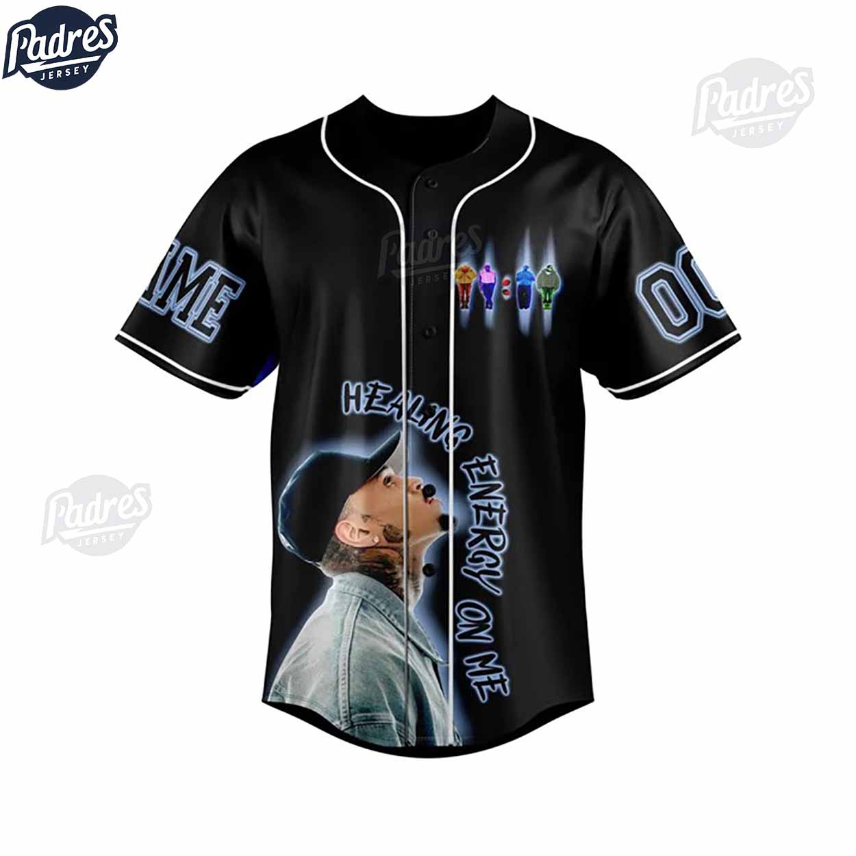 Chris Brown Healing Energy Custom Baseball Jersey Style - Padres Jersey Oasis: Elevate Your Baseball Style Game