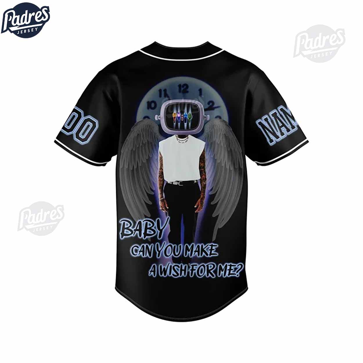 Chris Brown Healing Energy Custom Baseball Jersey Style - Padres Jersey Oasis: Elevate Your Baseball Style Game