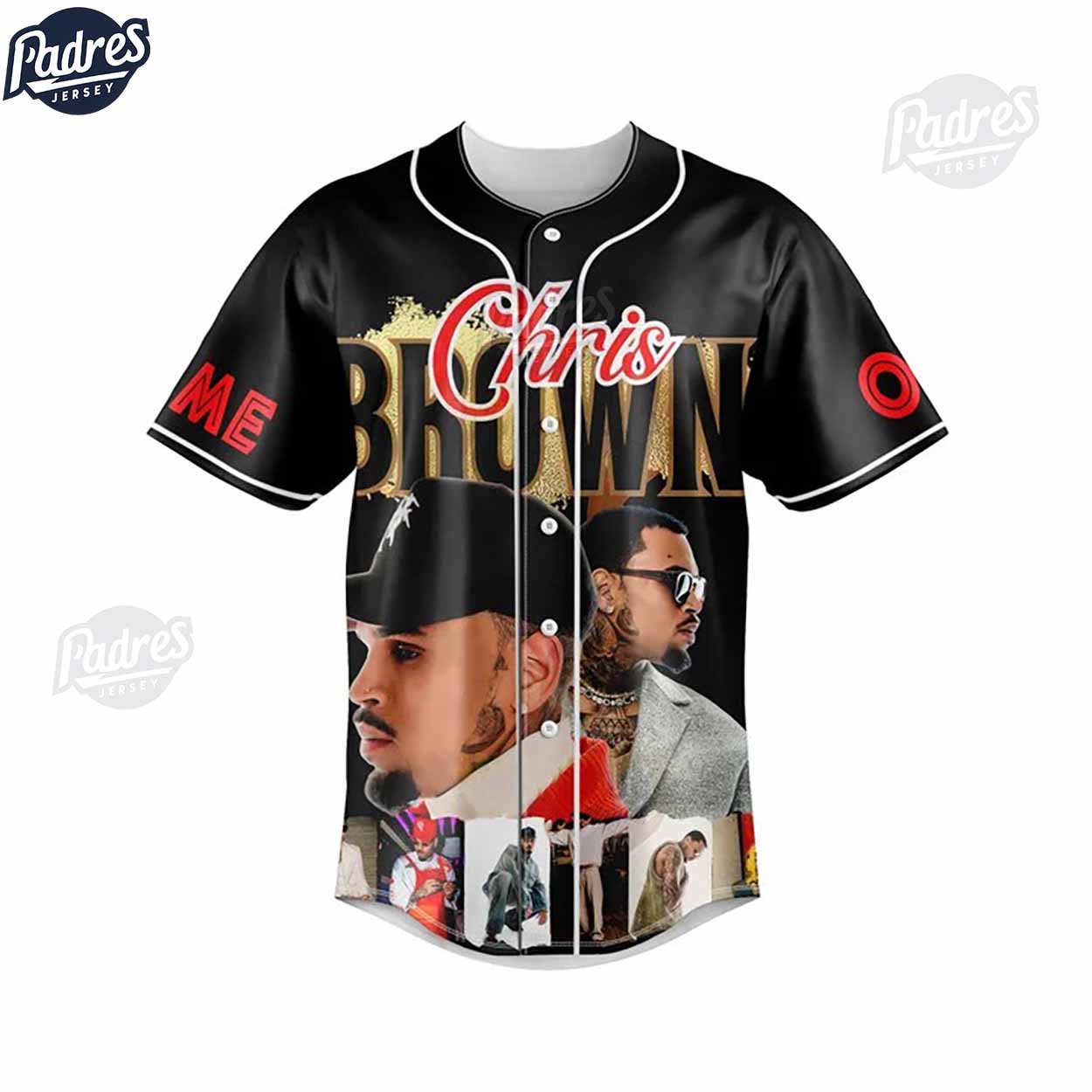 Chris Brown Style Custom Baseball Jersey - Padres Jersey Oasis: Elevate Your Baseball Style Game