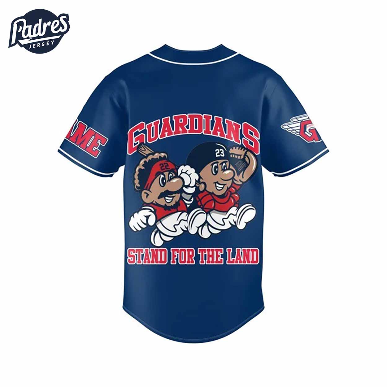 Cleveland Gardians Stand For The Land Baseball Jersey - Padres Jersey Oasis: Elevate Your Baseball Style Game