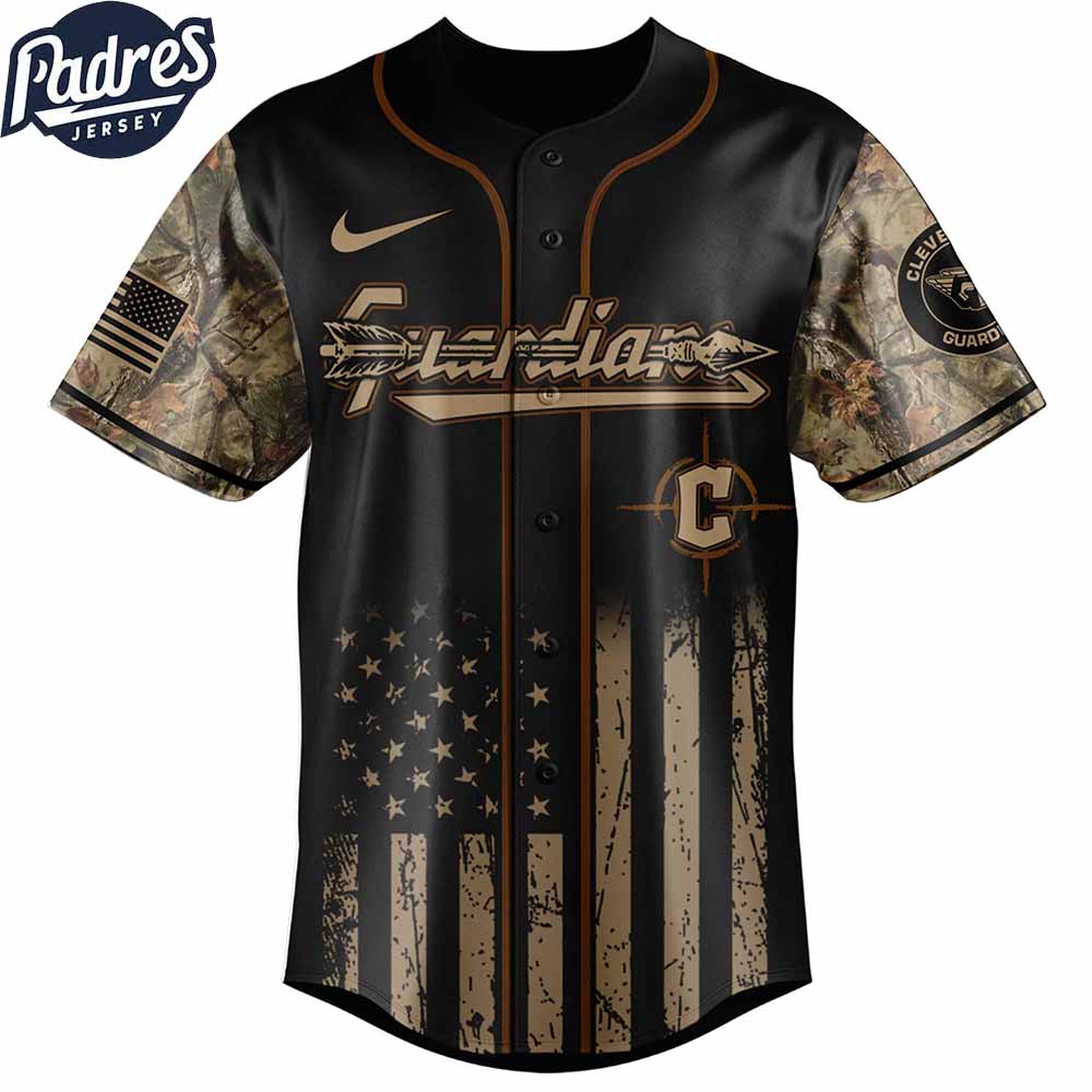 Cleveland Guardians MLB X Deer Hunting Personalized Baseball Jersey - Padres Jersey Oasis: Elevate Your Baseball Style Game