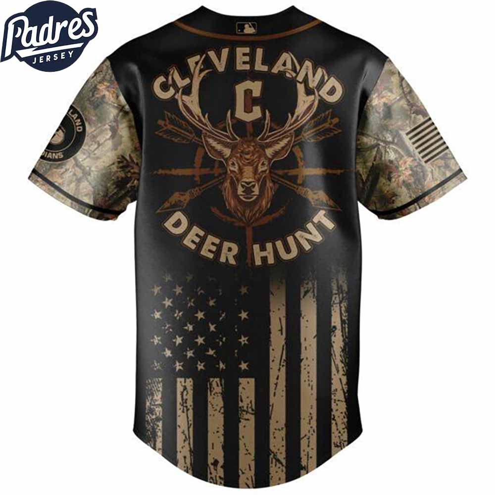 Cleveland Guardians MLB X Deer Hunting Personalized Baseball Jersey - Padres Jersey Oasis: Elevate Your Baseball Style Game