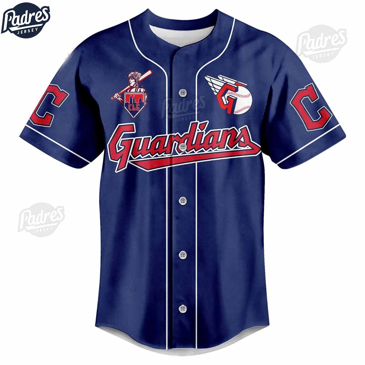 Cleveland Guardians Of The Diamond Baseball Jersey - Padres Jersey Oasis: Elevate Your Baseball Style Game
