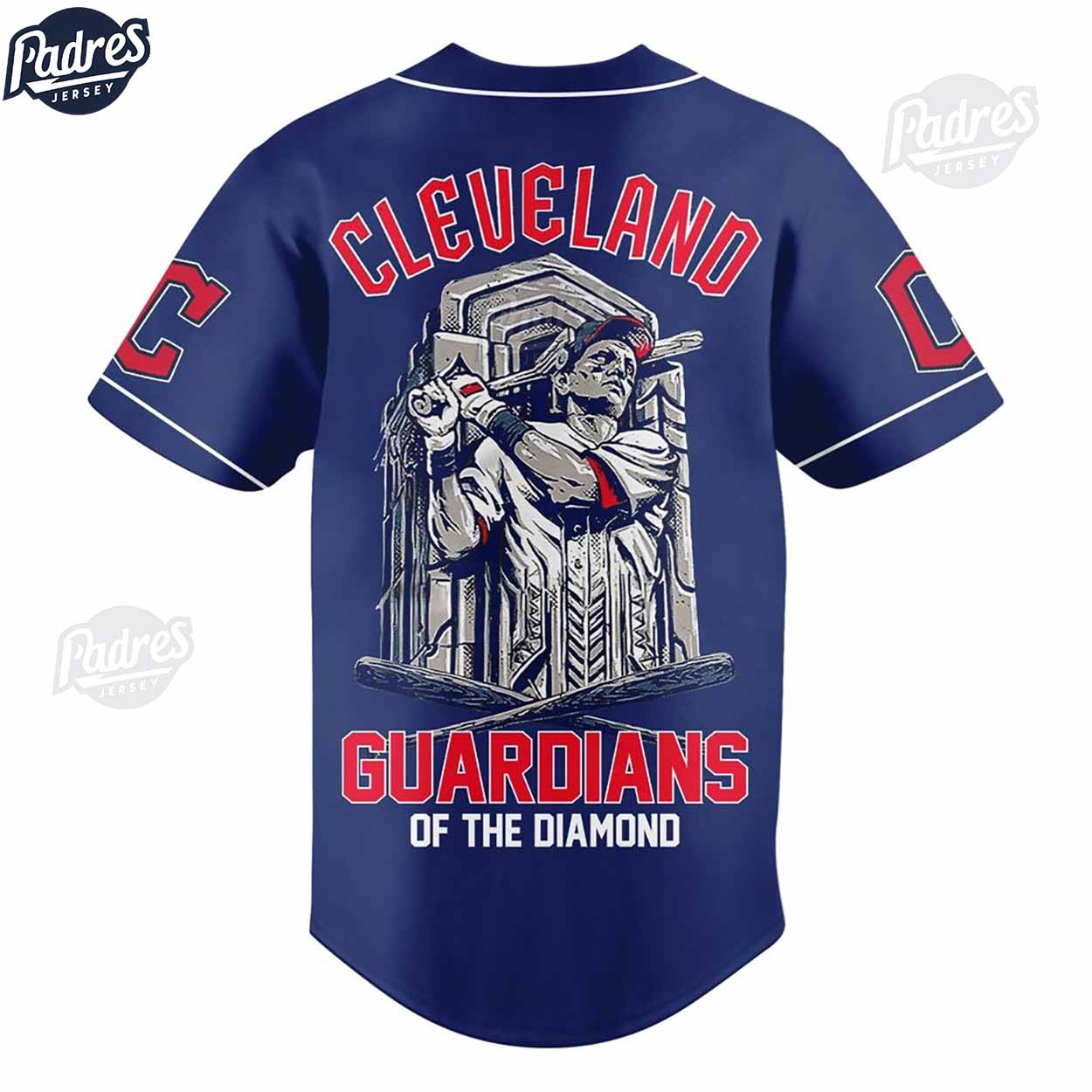 Cleveland Guardians Of The Diamond Baseball Jersey - Padres Jersey Oasis: Elevate Your Baseball Style Game
