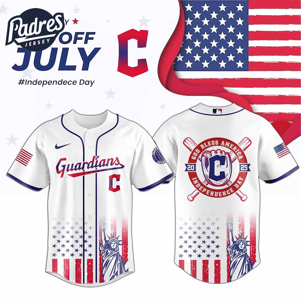 Cleveland Guardians Special Independence Day 2025 Baseball Jersey - Padres Jersey Oasis: Elevate Your Baseball Style Game