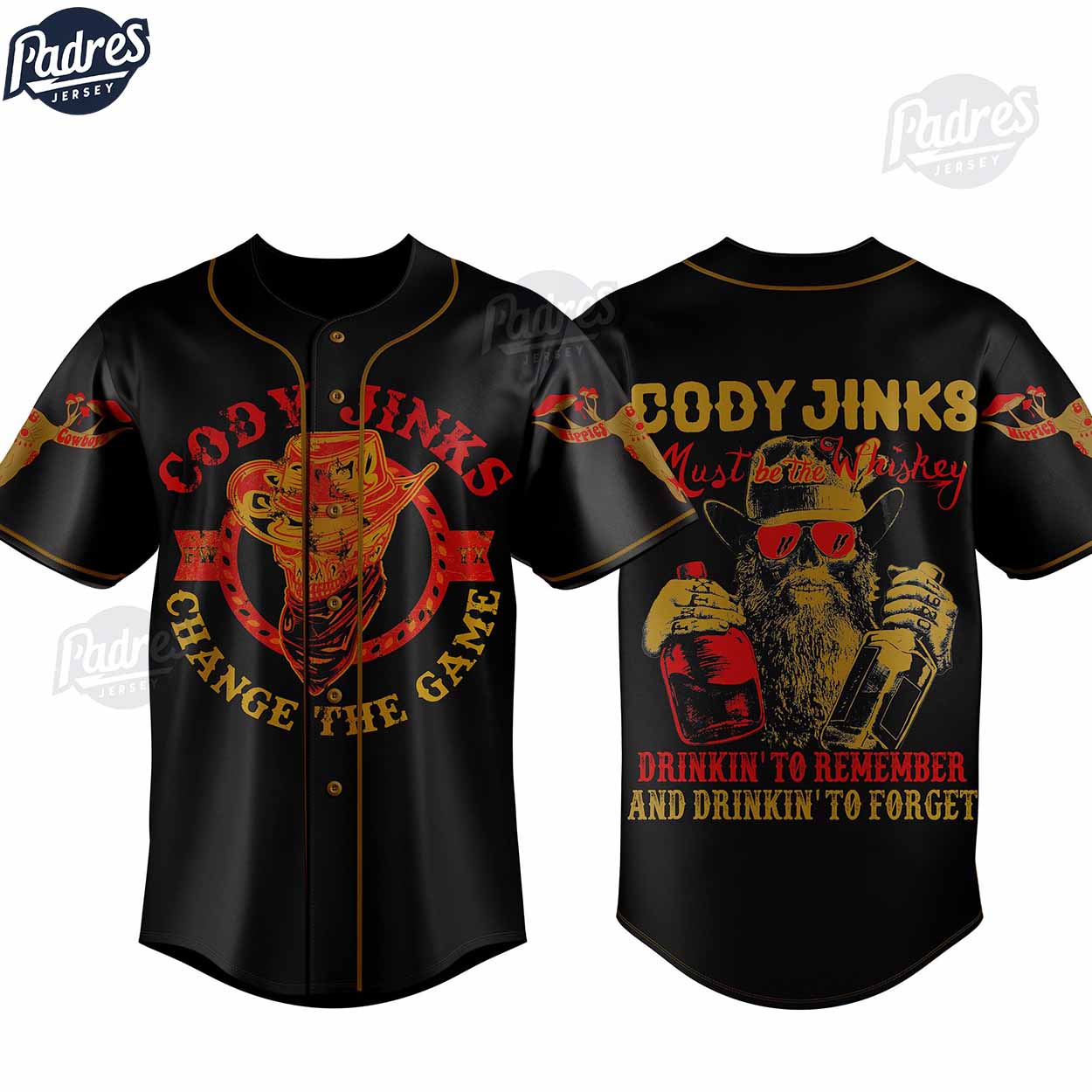 Cody Jinks Singer Baseball Jersey Shirt - Padres Jersey Oasis: Elevate Your Baseball Style Game