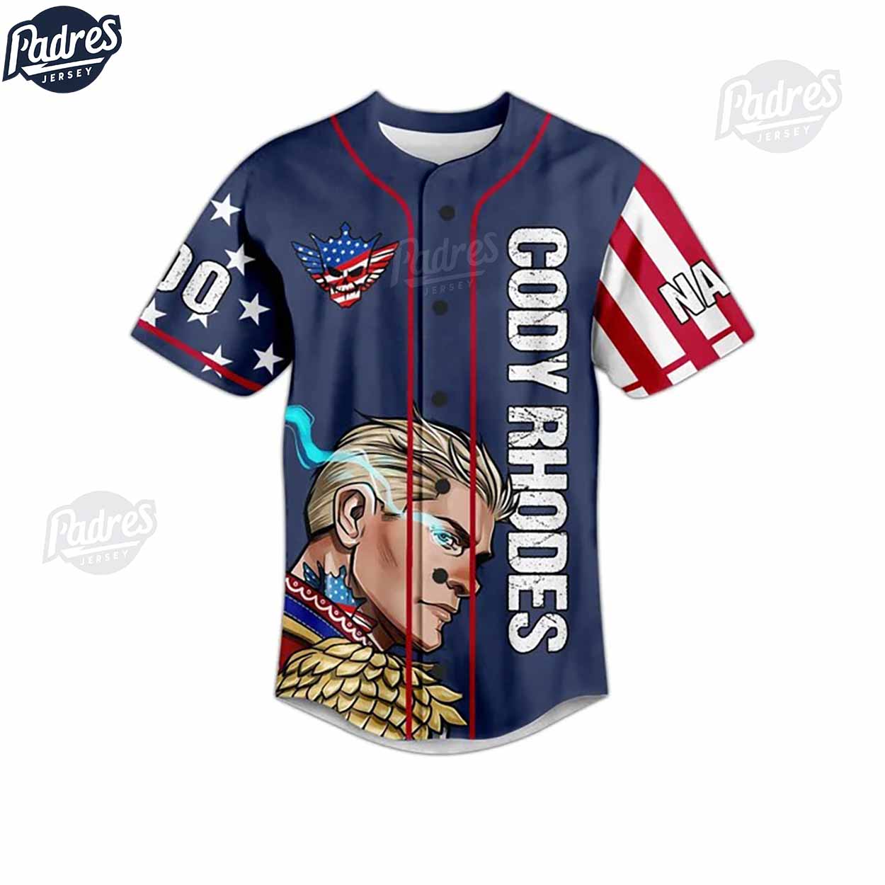 Cody Rhodes Hard Times Breed Better Men Custom Baseball Jersey - Padres Jersey Oasis: Elevate Your Baseball Style Game