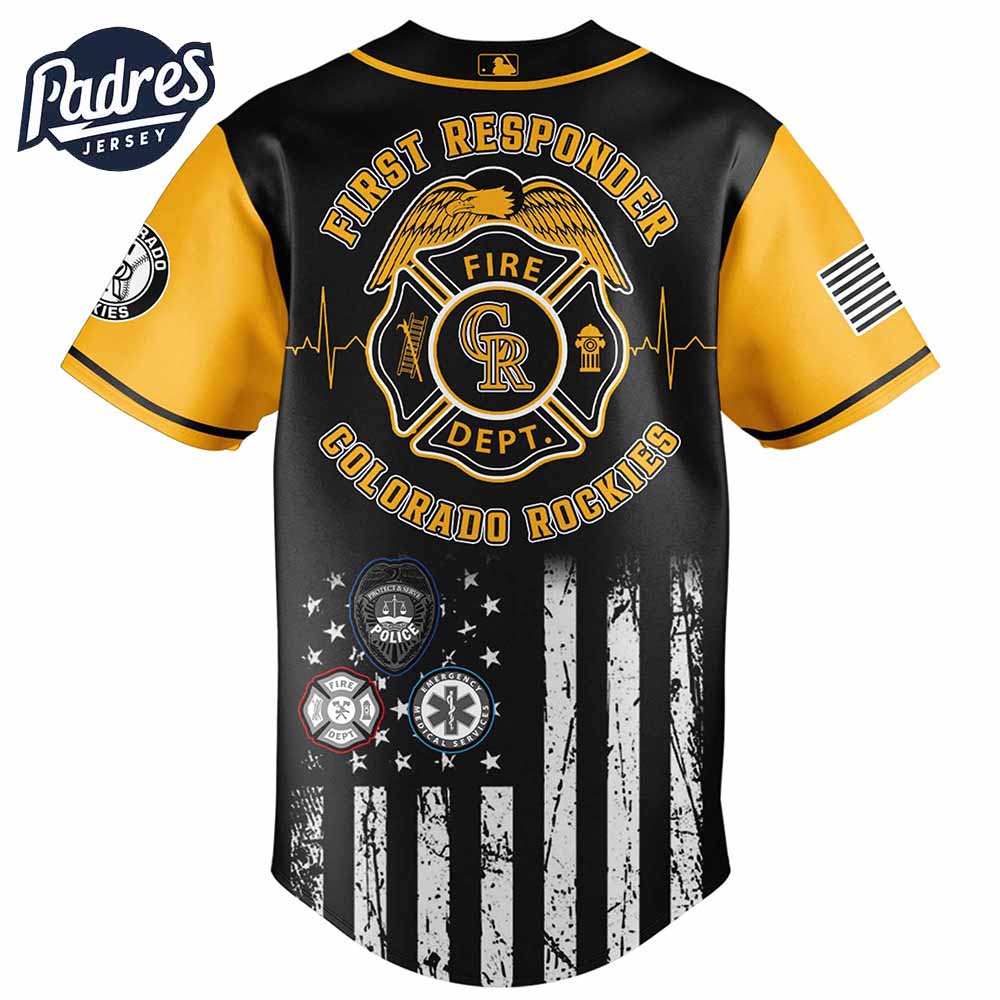 Colorado Rockies MLB x First Responders Baseball Jersey - Padres Jersey Oasis: Elevate Your Baseball Style Game