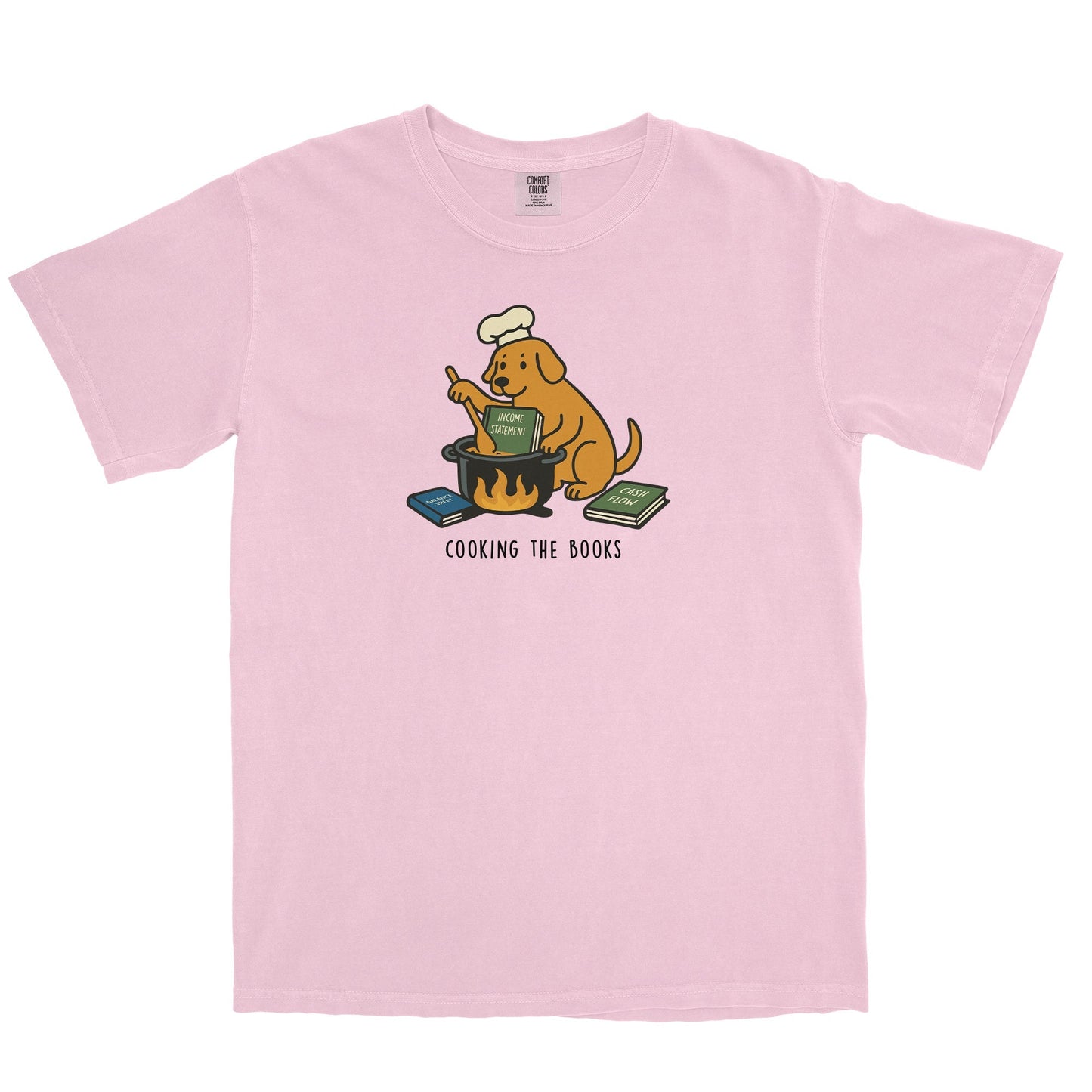 Cooking The Books Garment-Dyed Tee